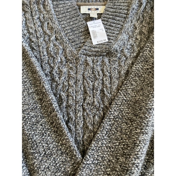 Joseph Abboud Other - Joseph Abboud Men's Wool Blend Fisherman Sweater Chunky Cable Knit Small B6